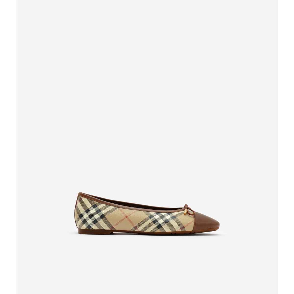  Check Canvas Highgate Ballerinas