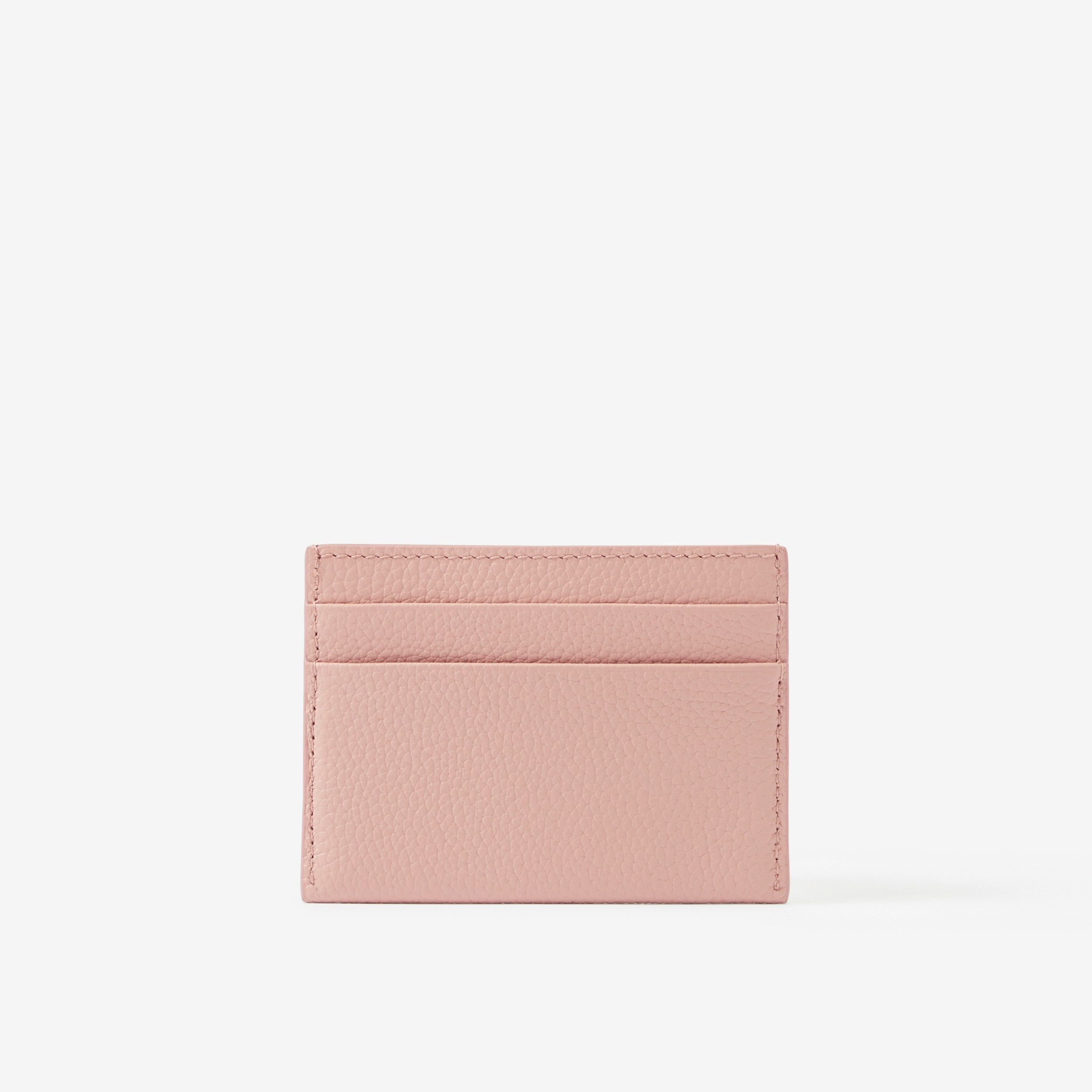 Grainy Leather TB Card Case in Dusky Pink - Women | Burberry® Official - 3