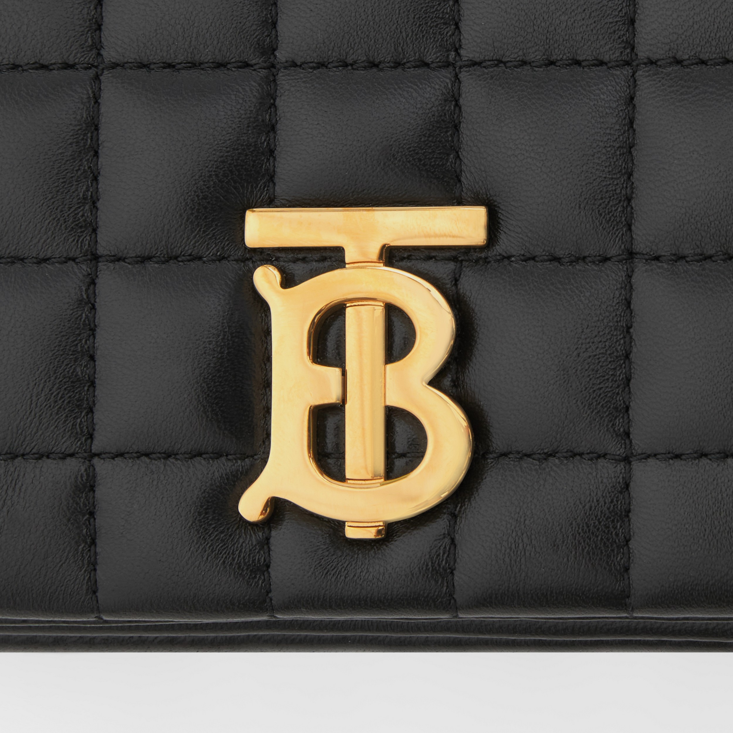 Quilted Leather Mini Lola Bag in Black - Women | Burberry® Official - 2