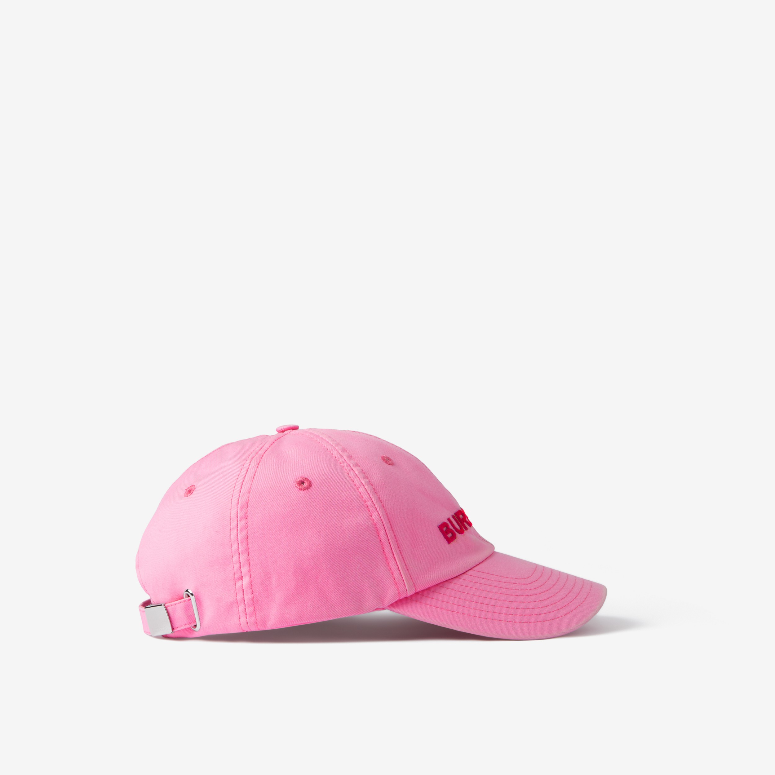 Embroidered Logo Cotton Gabardine Baseball Cap in Bubblegum Pink | Burberry® Official - 2