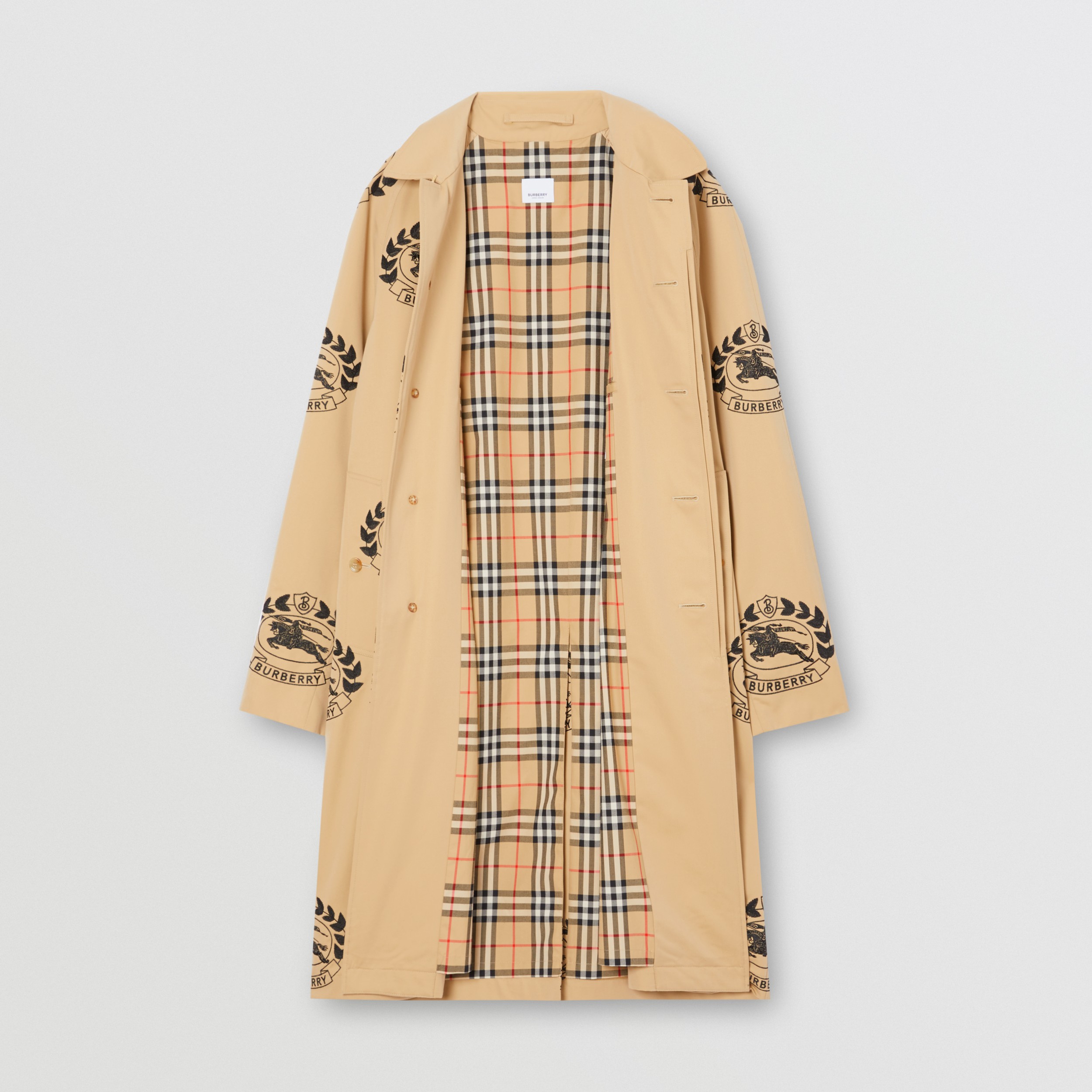 The Camden Car Coat in Honey - Men | Burberry® Official - 2