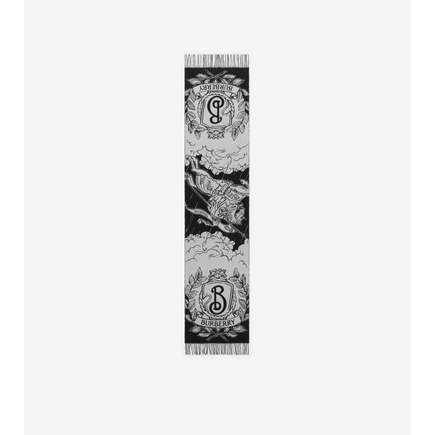 Wide Reversible Stormy Knight Scarf - thumbnail 2