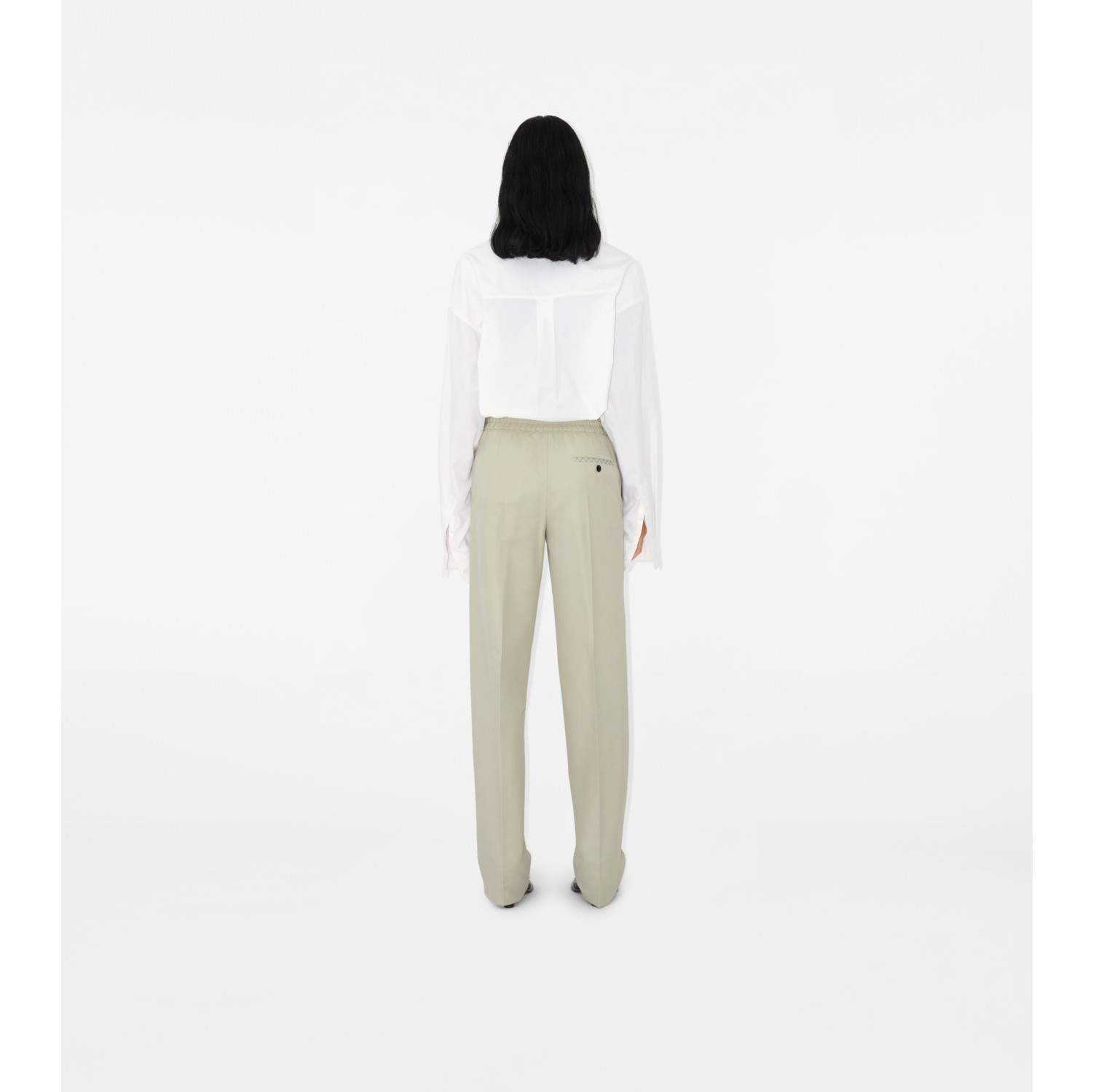 Cotton Blend Trousers