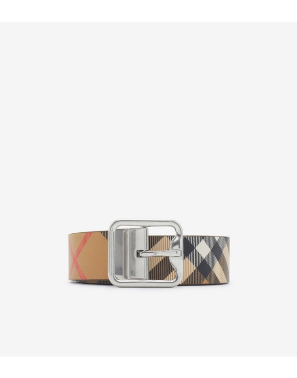 Reversible Check B Buckle Belt