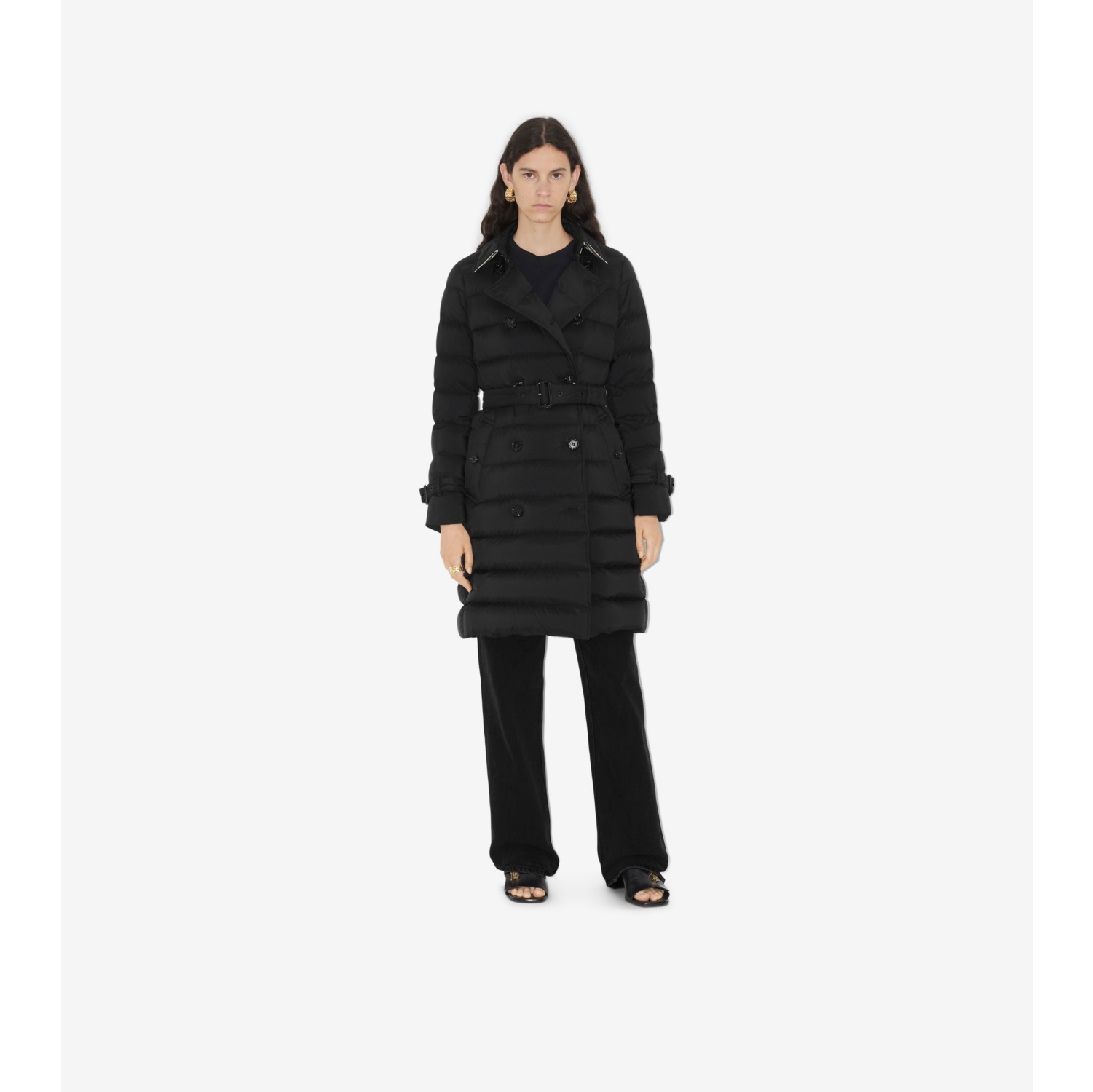 Women's burberry puffer coat hot sale sale