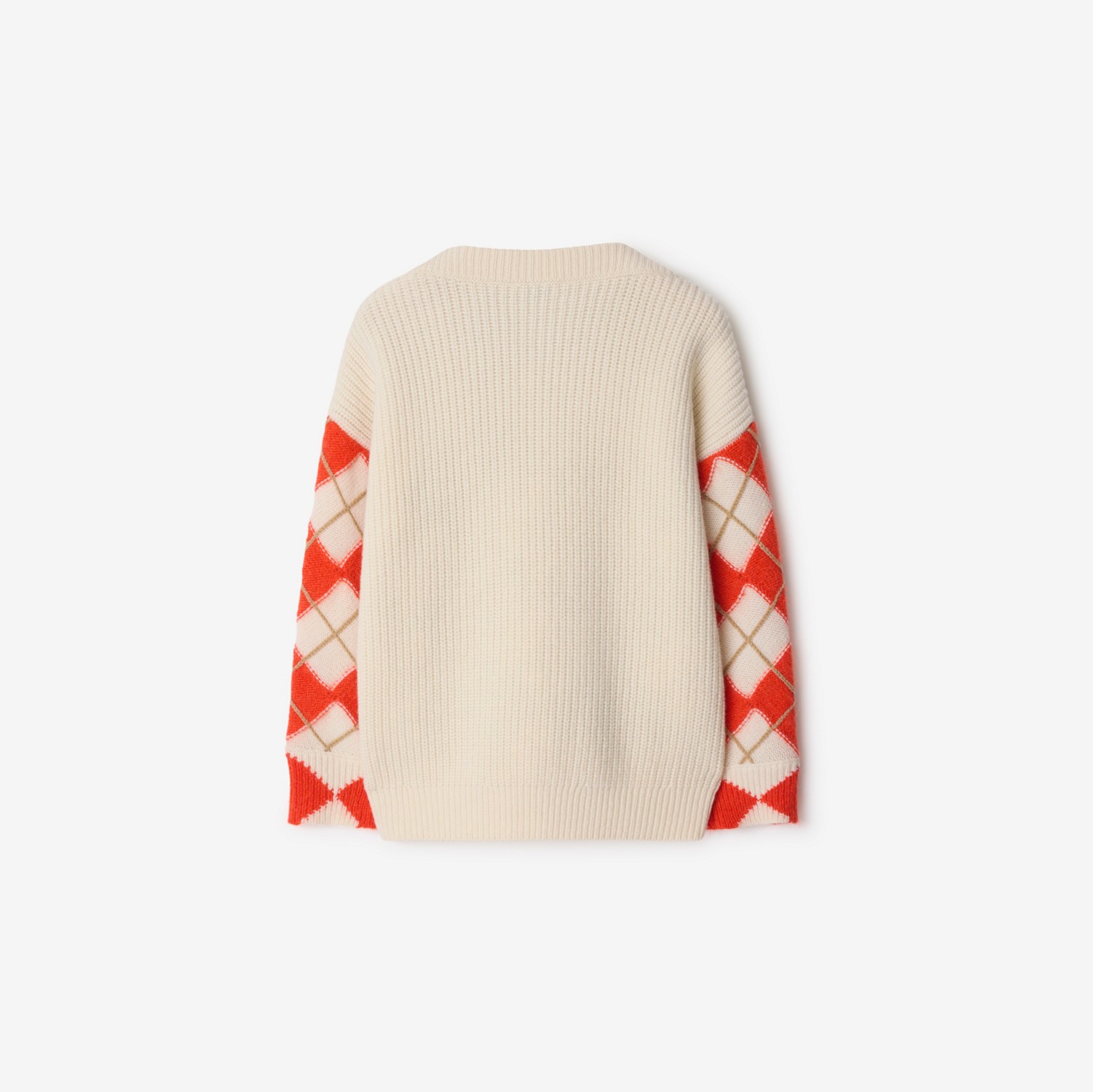 アーガイル ウールセーター (オレンジレッド) | Burberry®公式サイト アーガイル ウールセーター (オレンジレッド) | Burberry®公式サイト