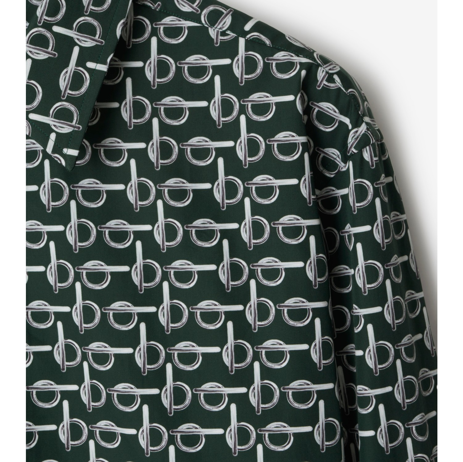 Baumwollhemd mit b-Muster