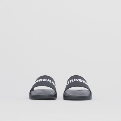 burberry slides black