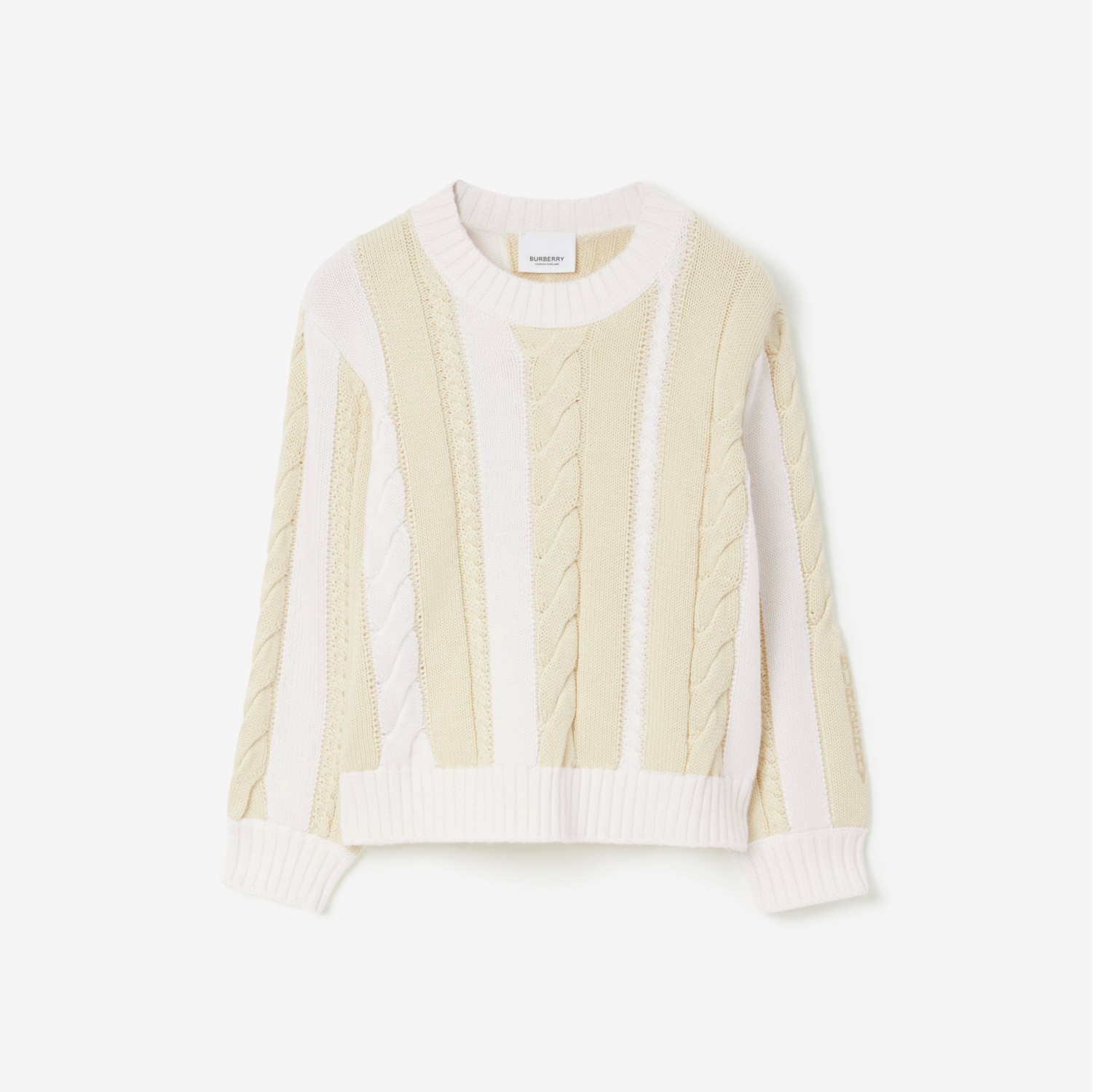 Cable Knit Sweater in Ivory