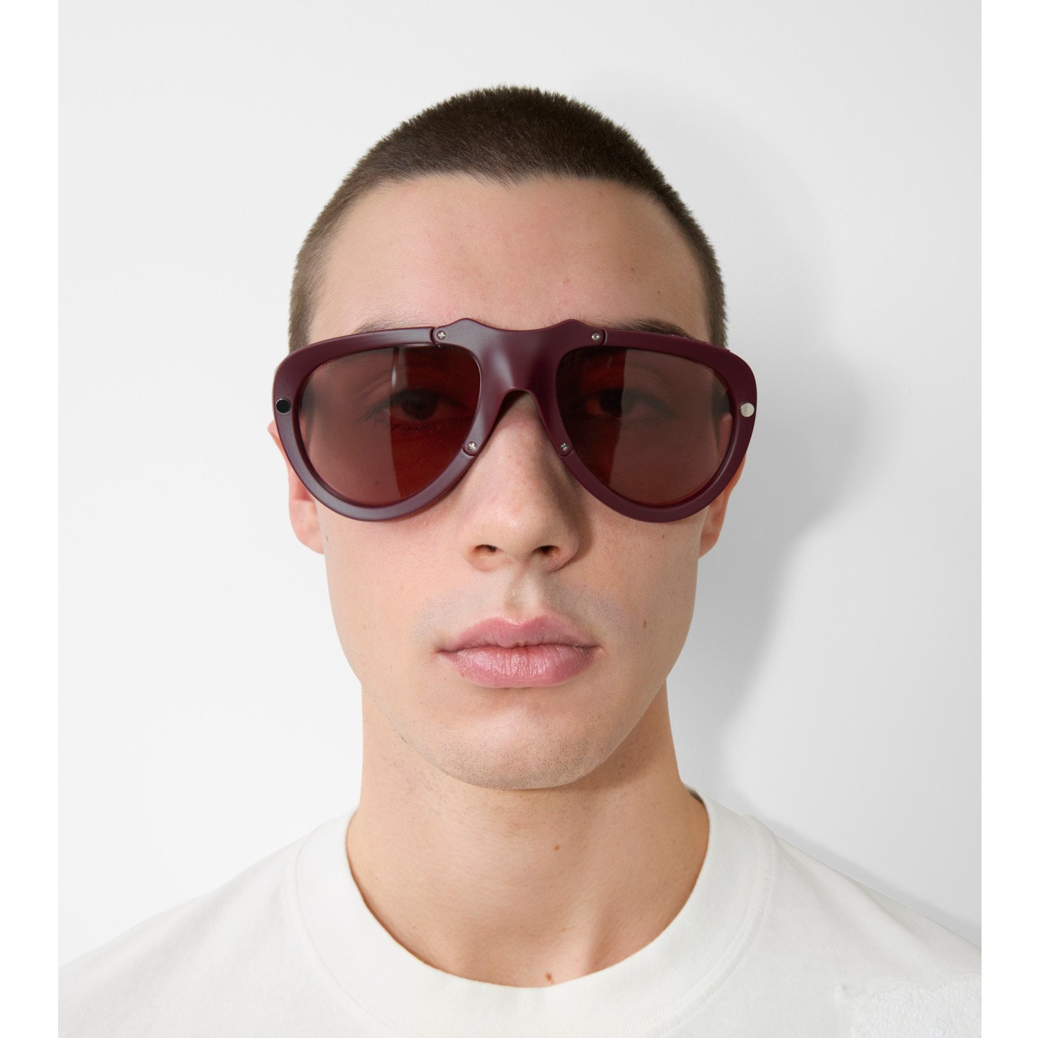 Shield Mask Sunglasses in Bordeaux | Burberry® Official