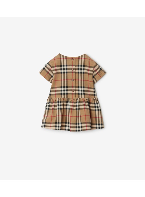 Burberry dress best sale baby girl