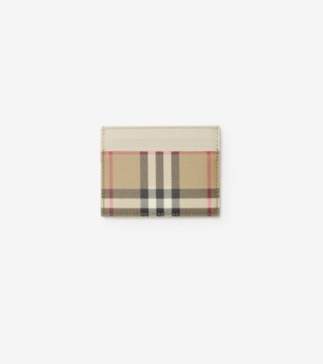 Check Card Case in Archive beige/soap beige - Women, Technical