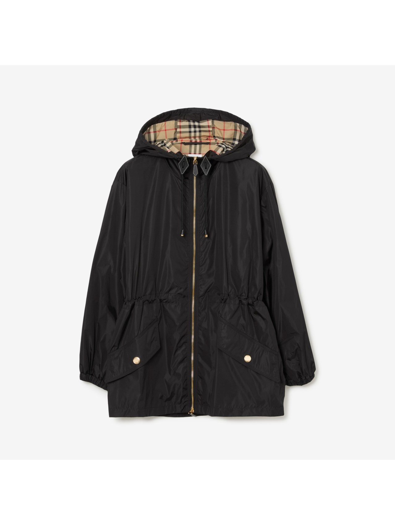 Lightweight Hooded Jacket in Black - Women | Burberry® Official