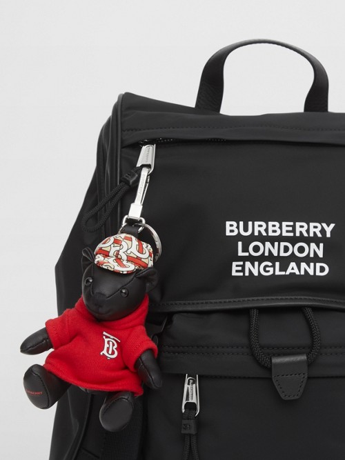 BURBERRY Thomas Bear Charm in Monogram Motif Hoodie