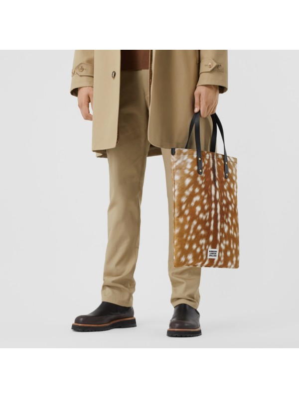 Download Deer Print Nylon Tote Bag in Black - Women | Burberry Yellowimages Mockups
