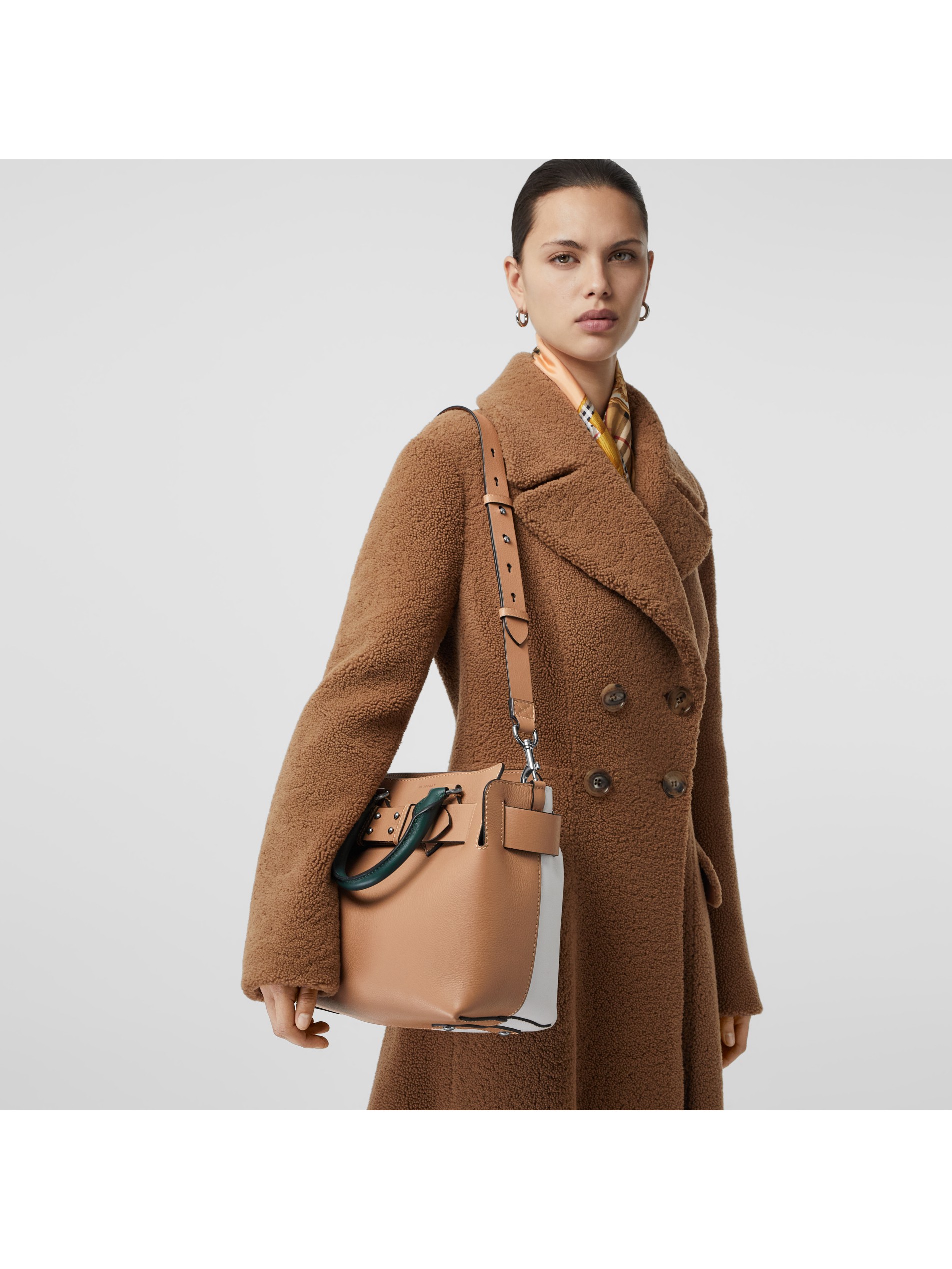 the belt - 小号三色皮革贝尔特包 (浅驼色) - 女士 | burberry