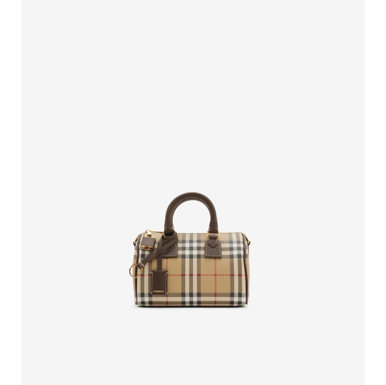 Mini Check Bowling Bag