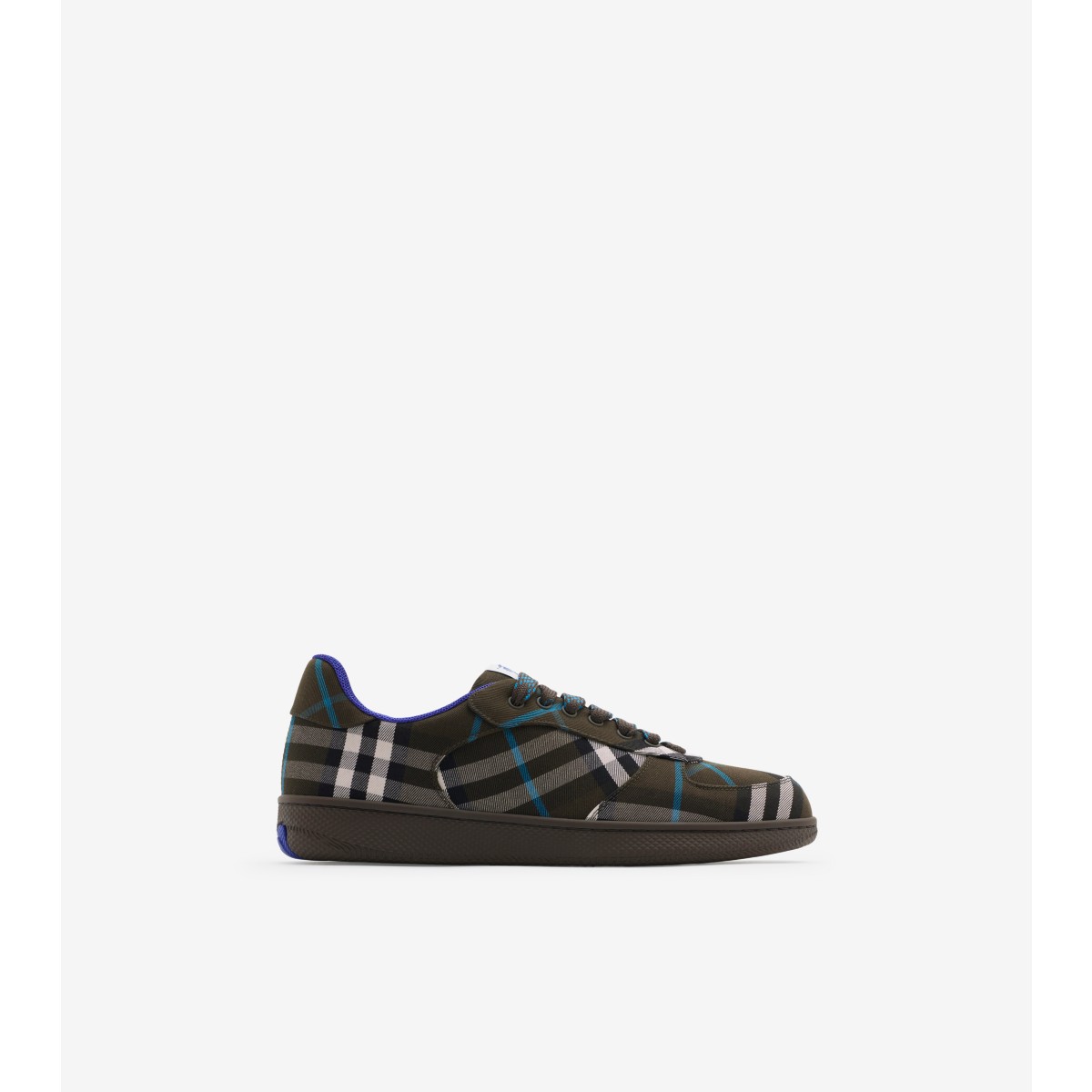 Shop Burberry Check Terrace Sneakers In Snug