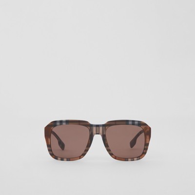 burberry check sunglasses