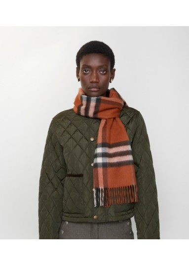 Check Cashmere Scarf