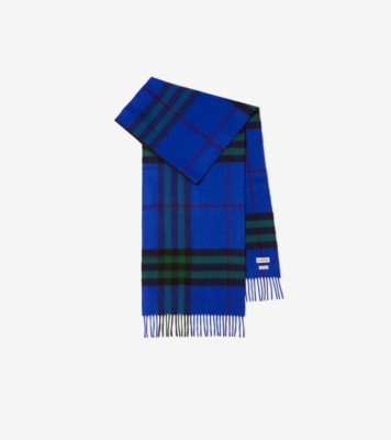 Blue Burberry authentic cashmere scarf