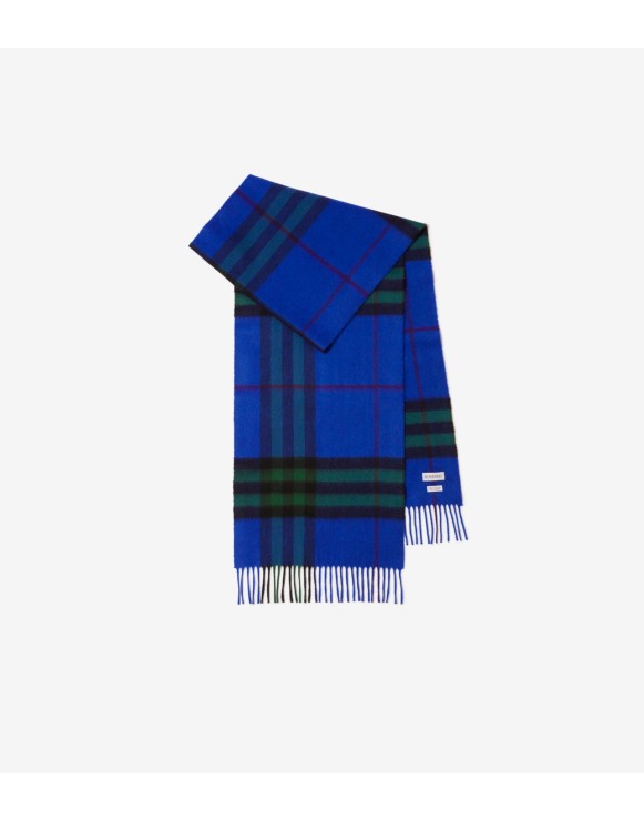 Check Cashmere Scarf