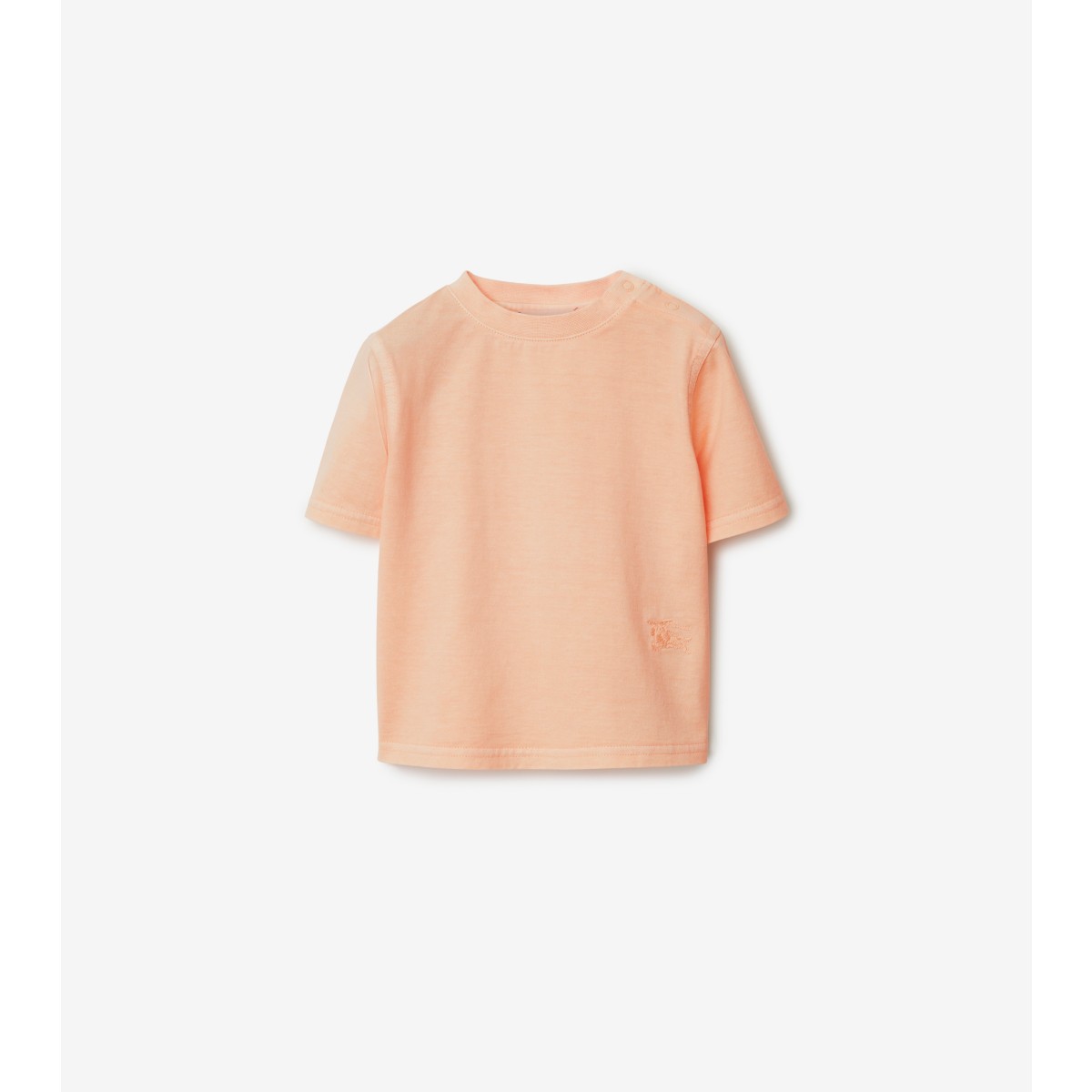 Burberry Kids'  Childrens Cotton T-shirt In Pastel Peach