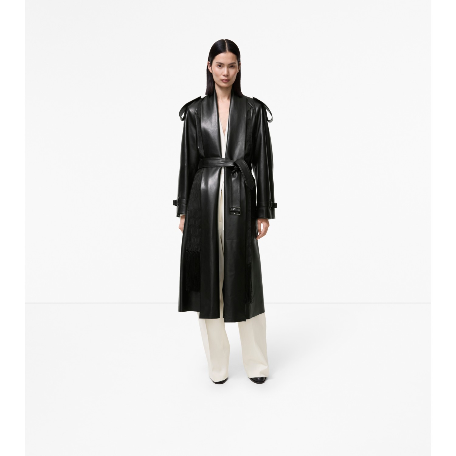 Leather Lemlair Coat - thumbnail 2