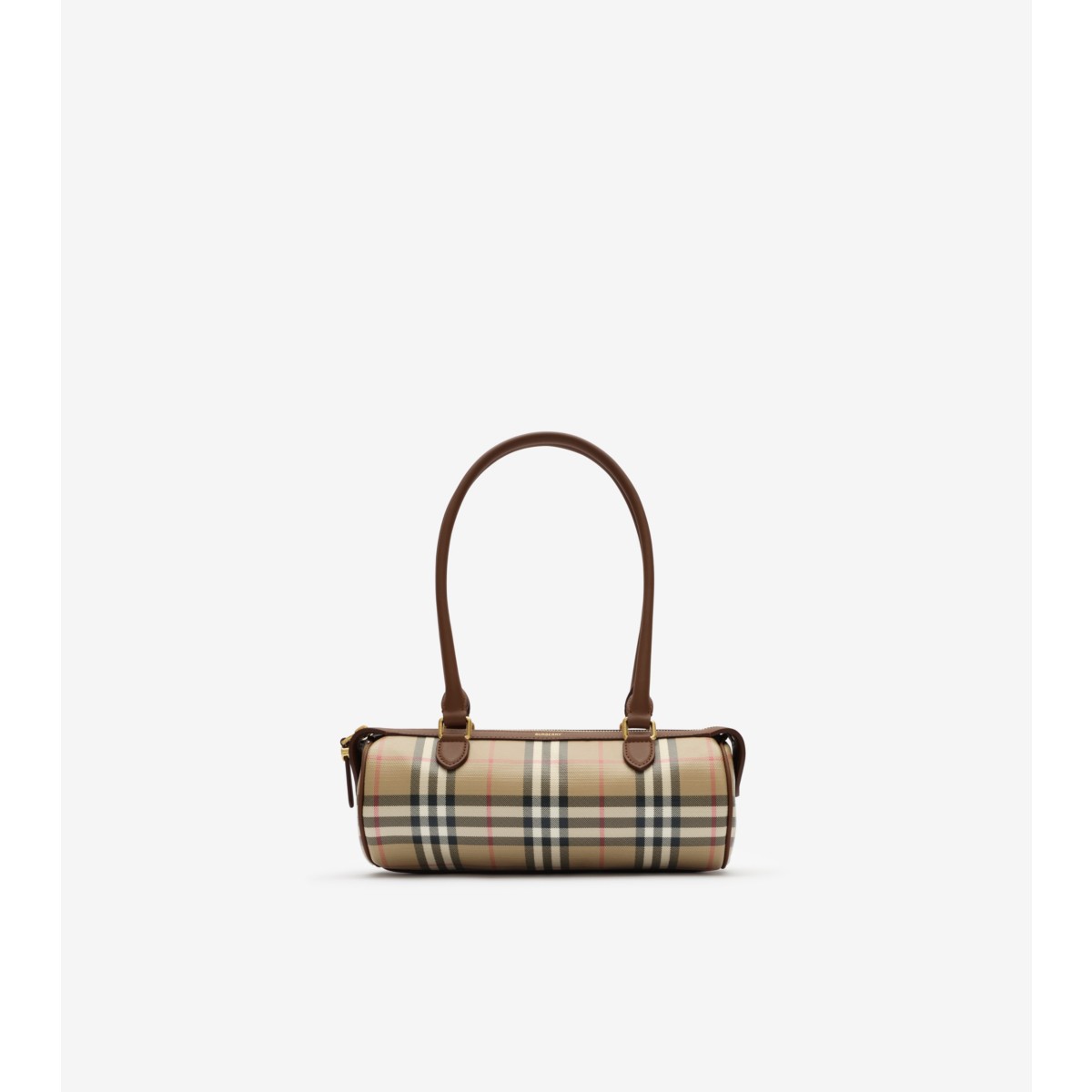  Check Mini Barrel Bag
