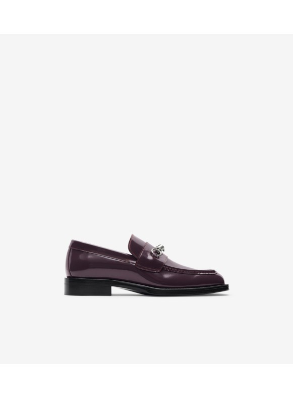 Mens store burberry loafers