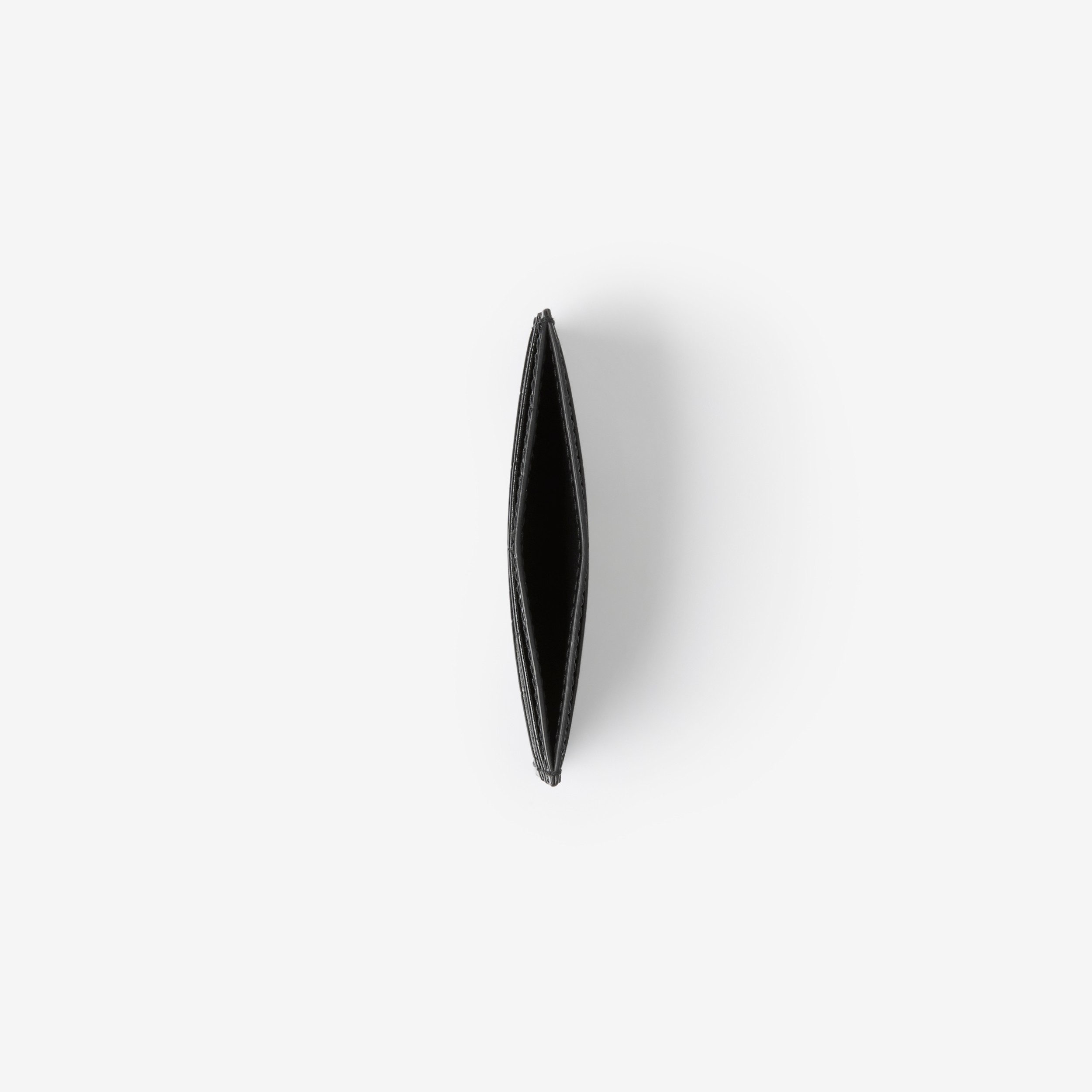 Embossed Leather TB Card Case in Black - Women | Burberry® Official - 4