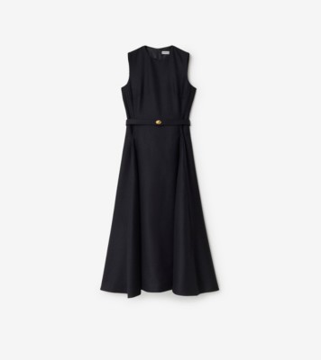 ワンピース BURBERRY CHECK WOOL BLEND DRESS Burberry Check Wool-Blend Slim-Fit Shirtdress | Saks Fifth