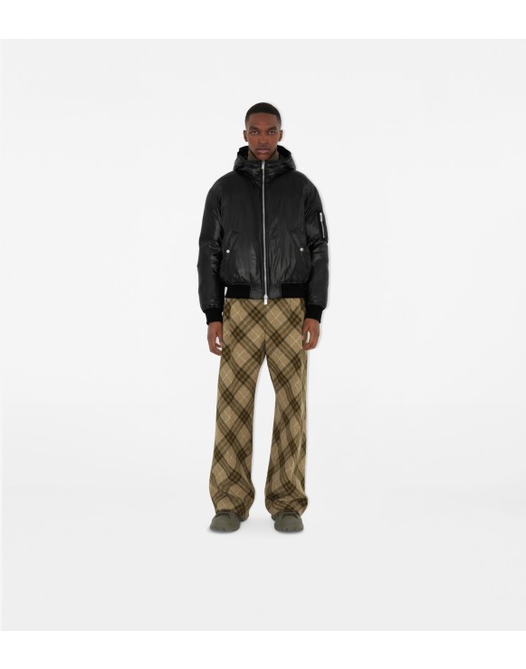 Jaqueta bomber de nylon
