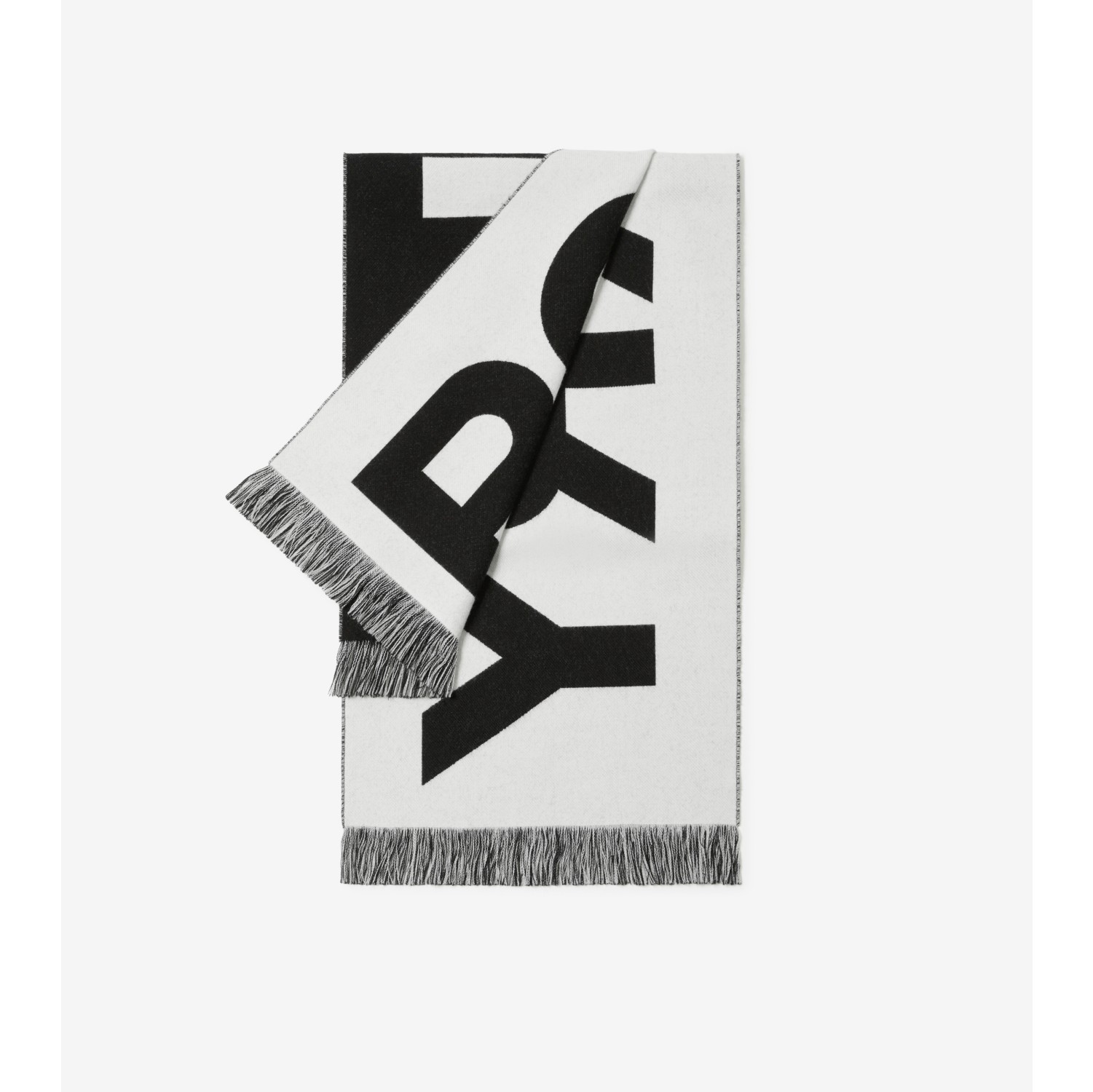 Logo Wool Scarf