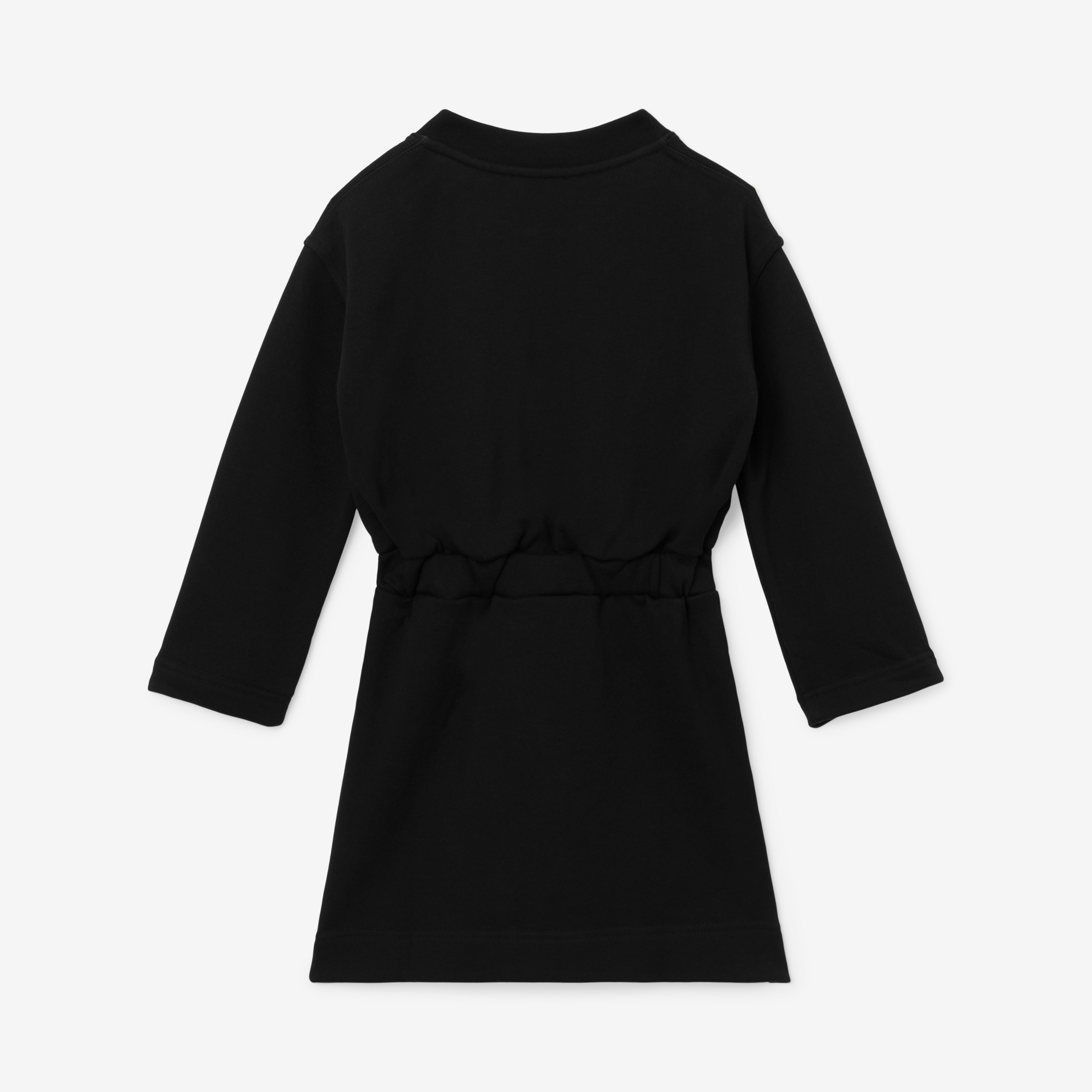 Vestitino felpa in cotone con applicazione orsetto Thomas (Nero) | Sito ufficiale Burberry® - 2