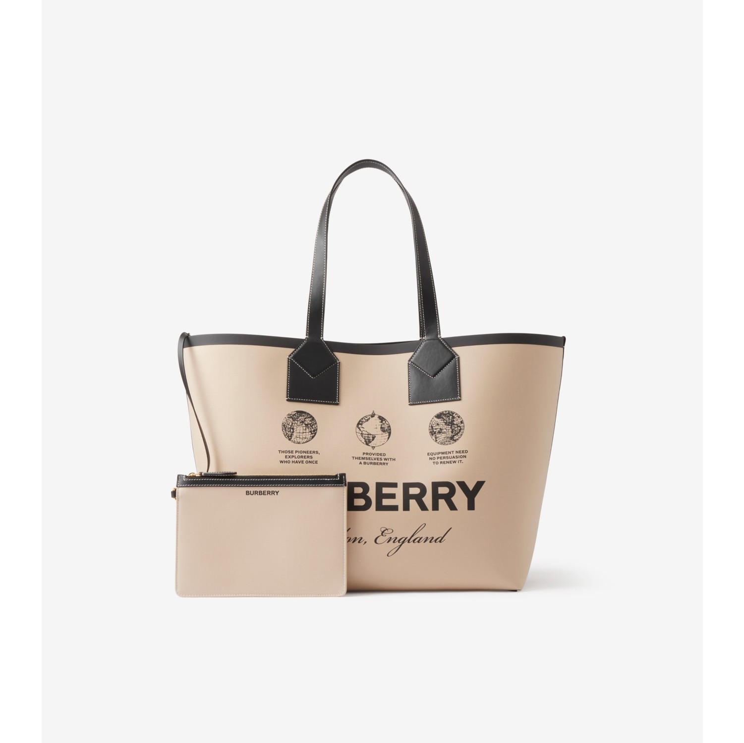 ラージ ロンドン トートバッグ (ベージュ) - ウィメンズ | Burberry®公式サイト