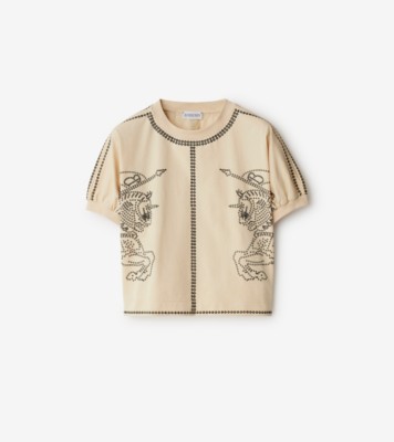 Burberry White EKD T-Shirt