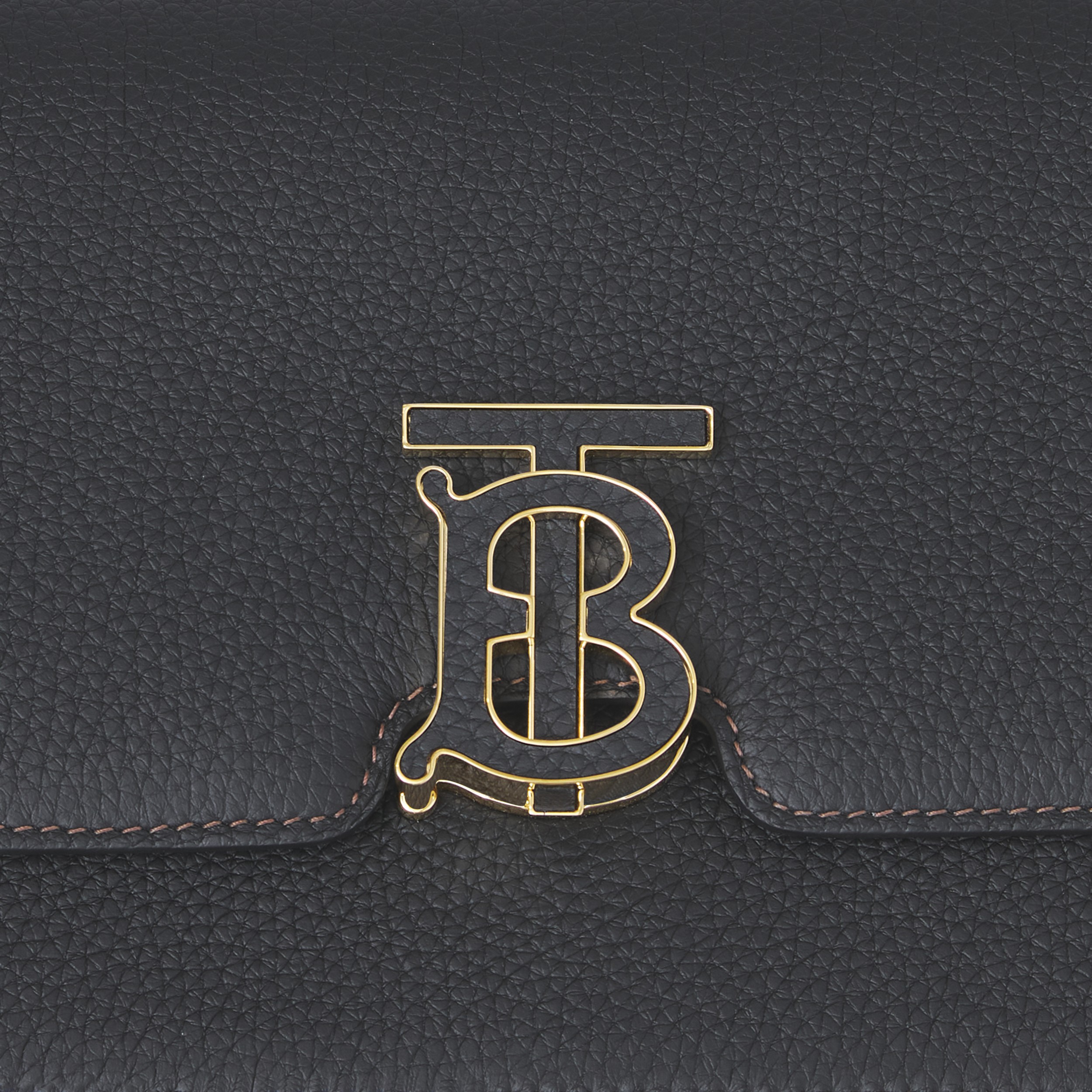 Grainy Leather Small TB Bag in Black - Women | Burberry® Official - 2