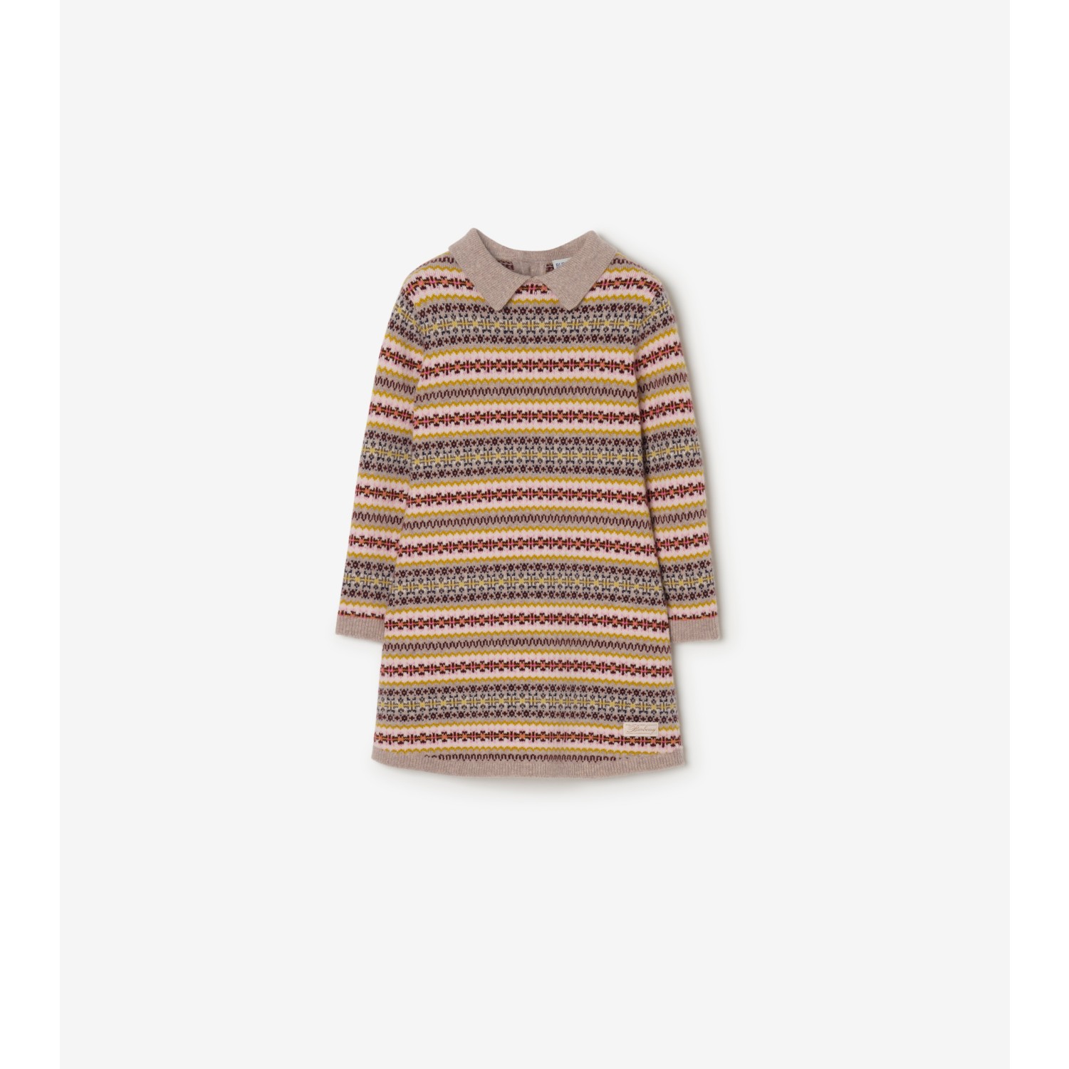 Fair Isle Wool Cashmere Dress