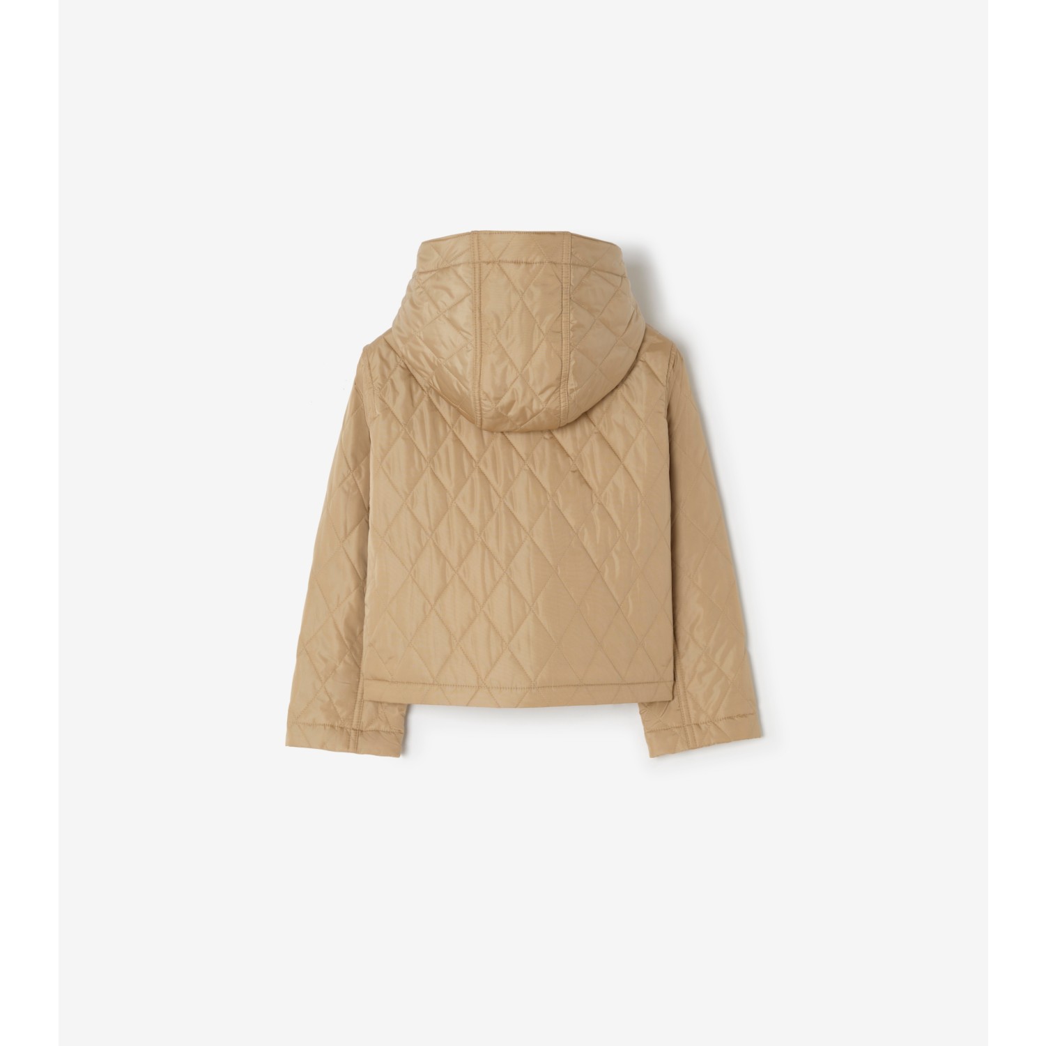 Quilted Nylon Parka in Flax beige | Burberry® Official