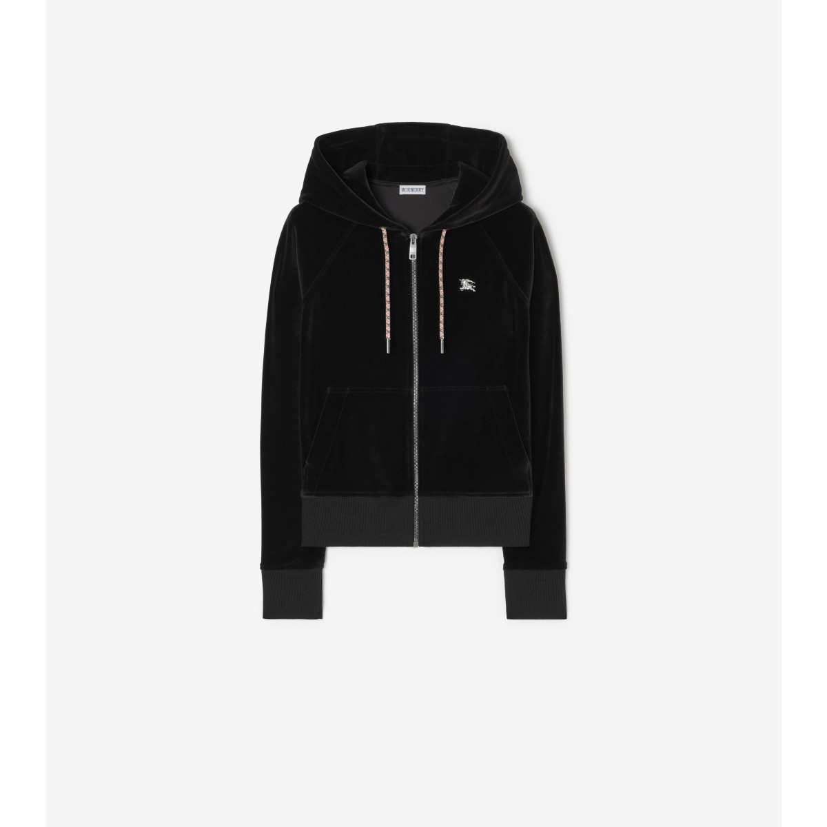  Check Knight Jewel Velour Zip Hoodie