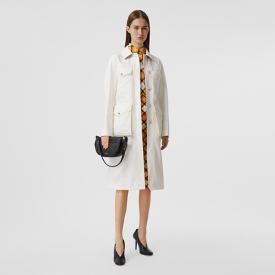 burberry quilted car coat