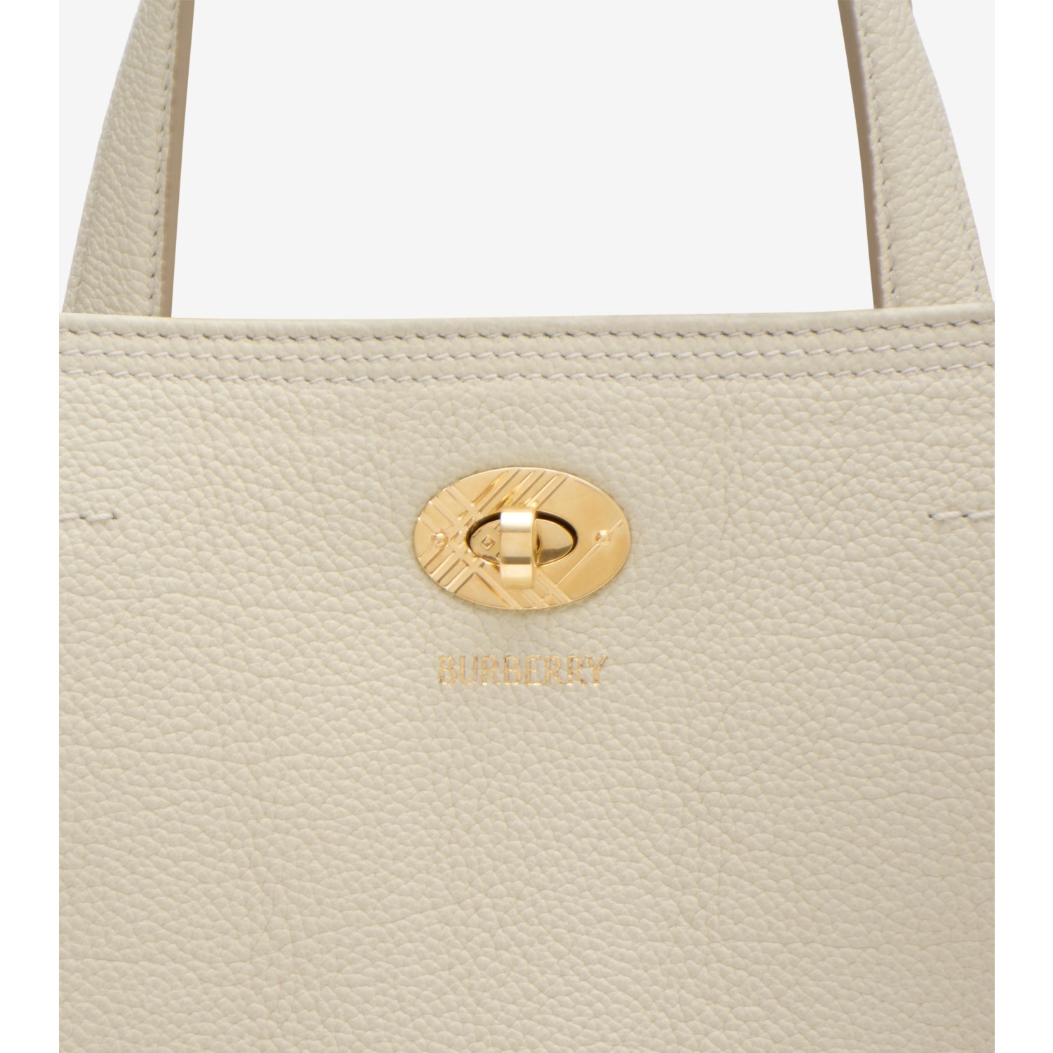 Small Cotswolds Tote in Soap beige - Women, Leather | Burberry® Official
