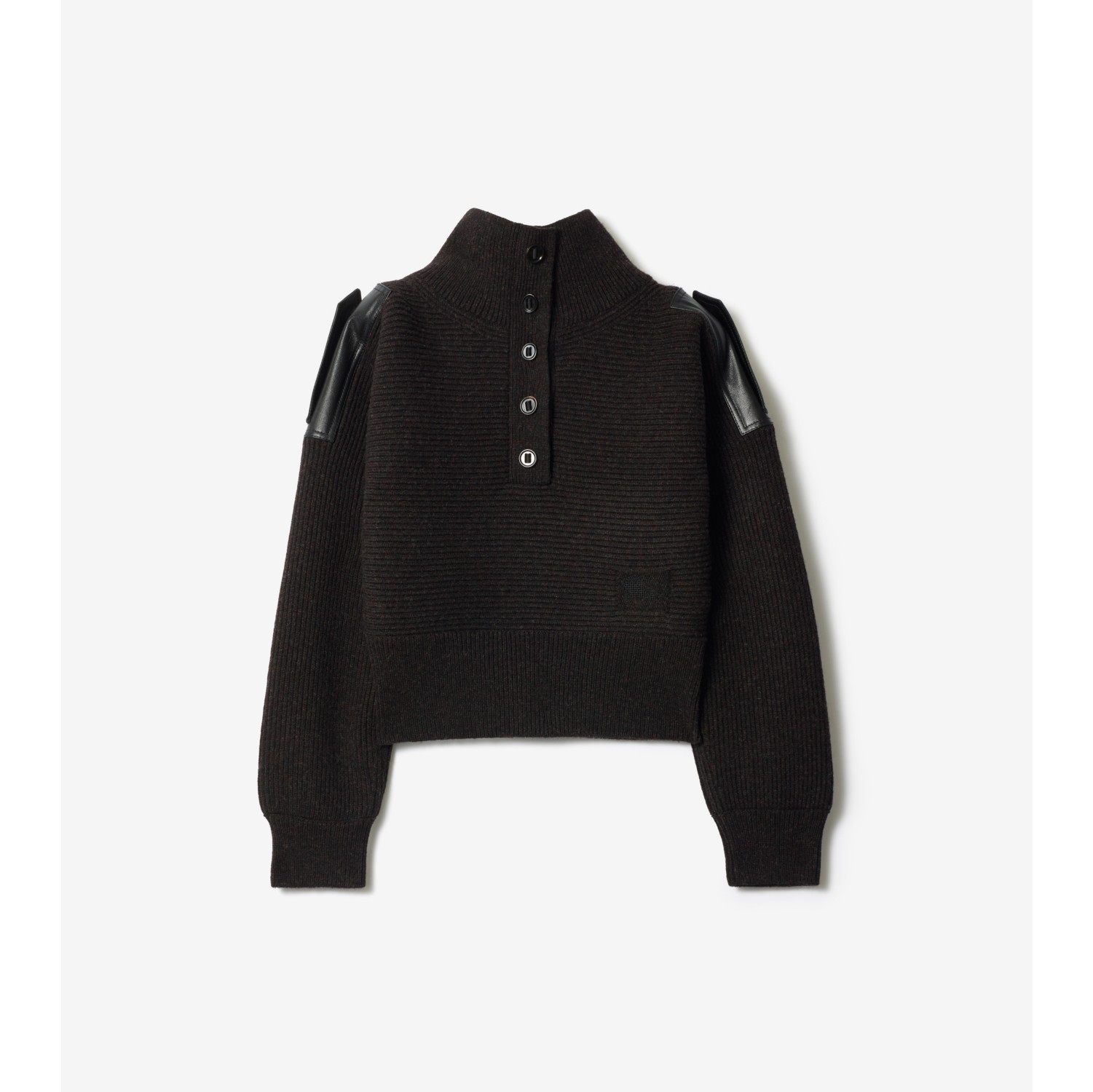Wool Half-button Sweater