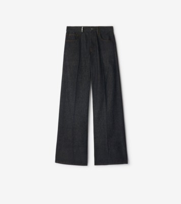 Regular Fit Jeans in Indigo - Women, Cotton, Nylon | Burberry® Official