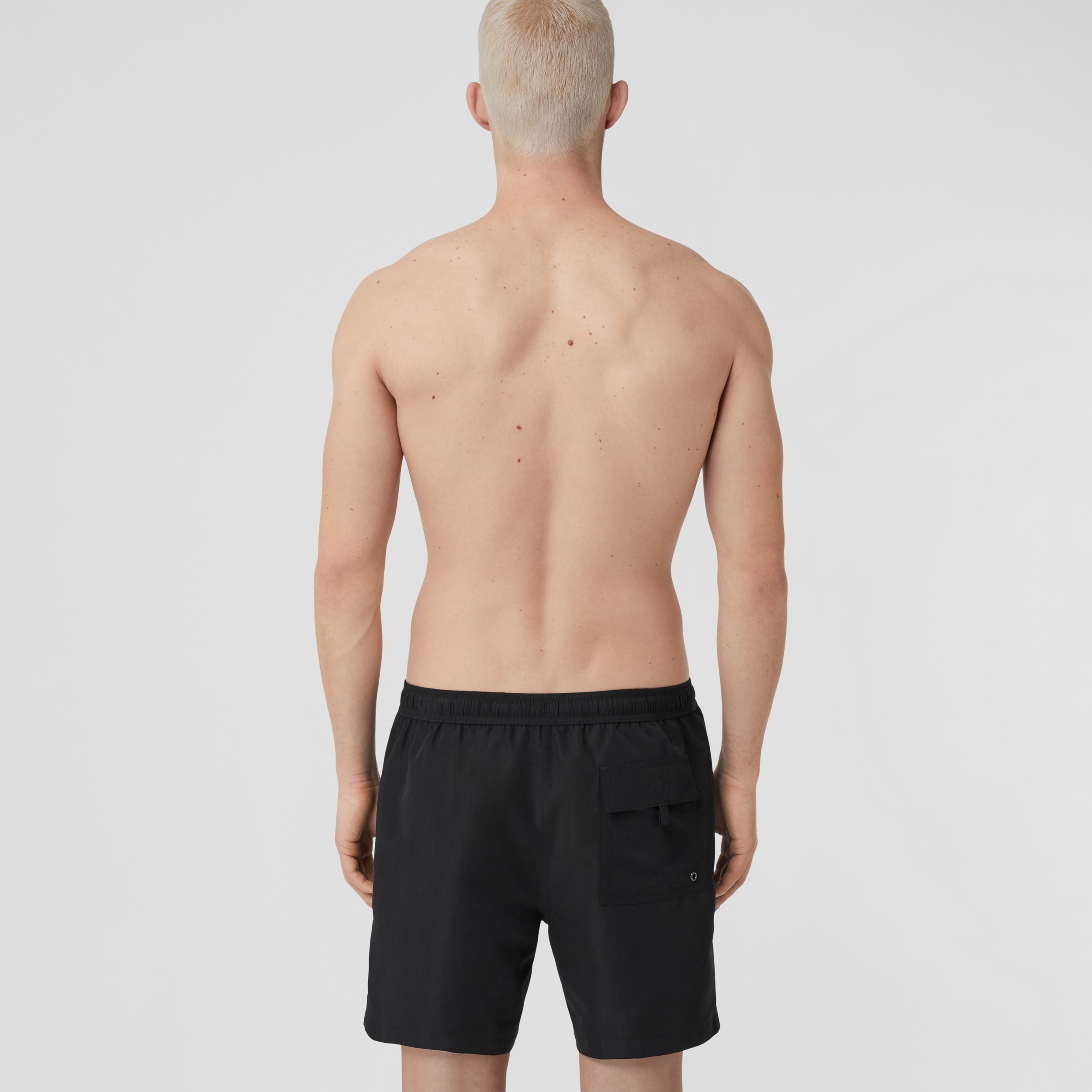 Logo Detail Swim Shorts in Black - Men | Burberry® Official - 2