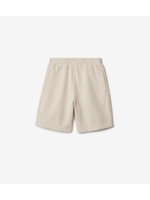 Shop Burberry Cotton Shorts In Soap