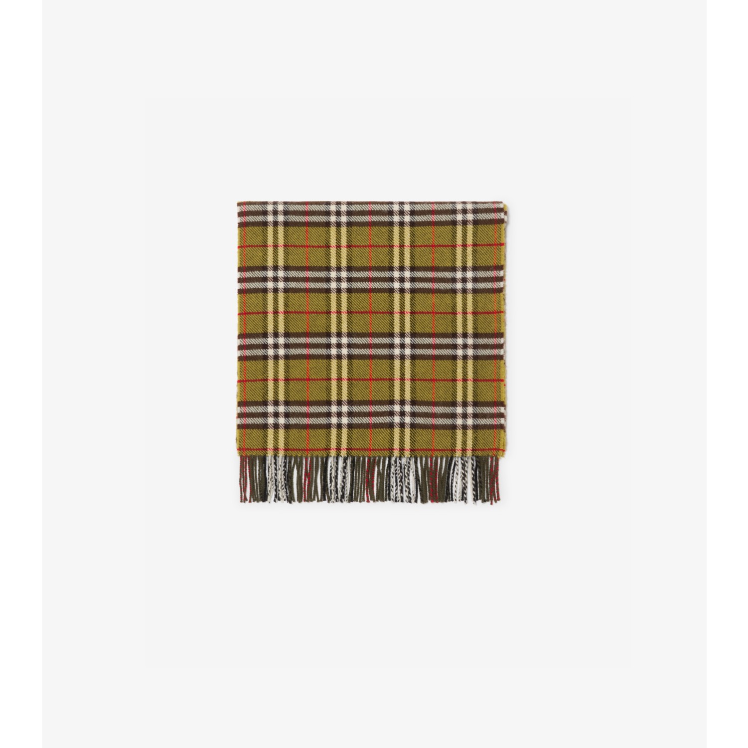 Check British Wool Scarf