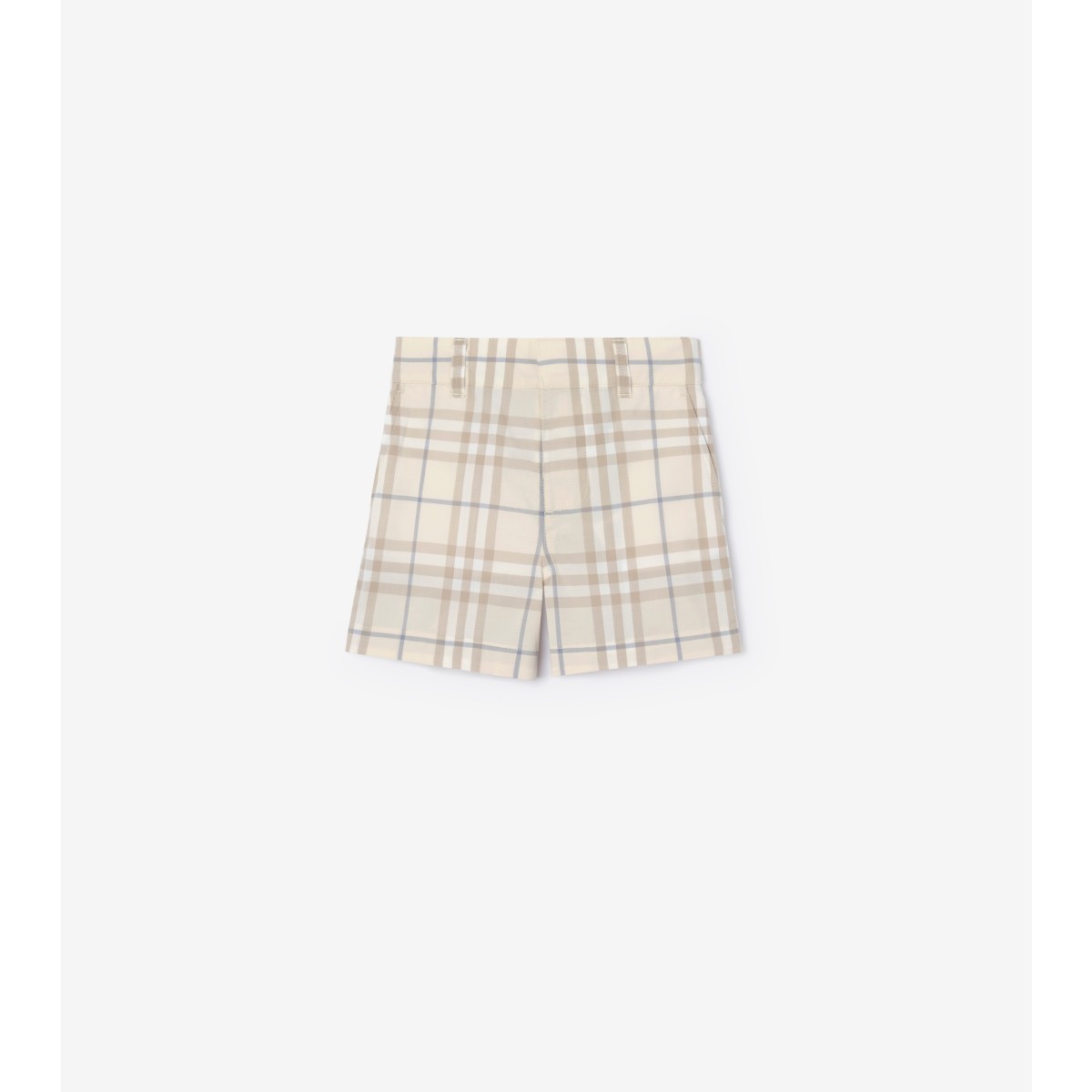 Check Cotton Shorts