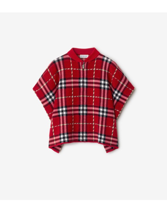 Capa de lã em Check